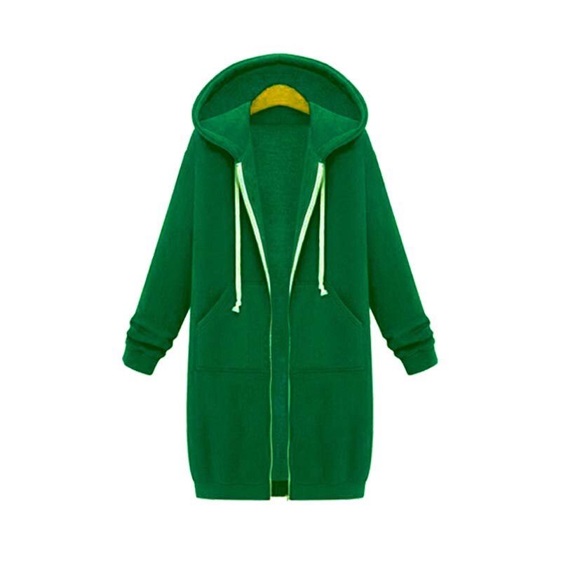 Stylish Sweatjacke Damen Lang