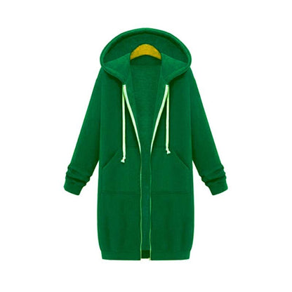 Stylish Sweatjacke Damen Lang
