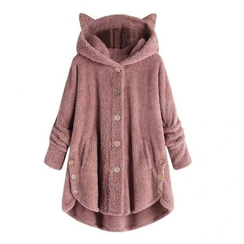 Weiche Katzenjacke Plüschgefüttert Warm