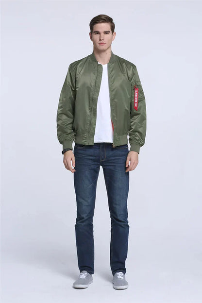 Lederbomberjacke Cool Vintage Look