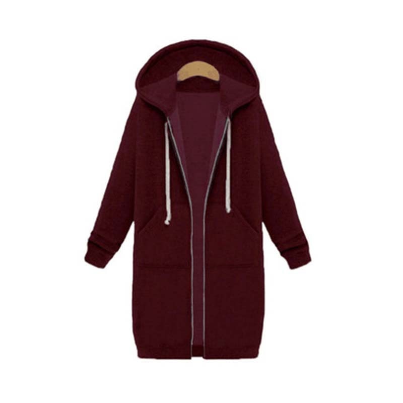 Stylish Sweatjacke Damen Lang