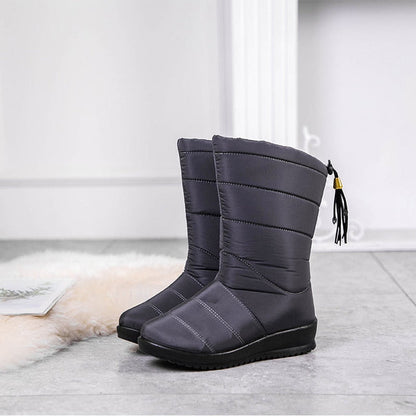 Damen Winterstiefel Warm Leicht