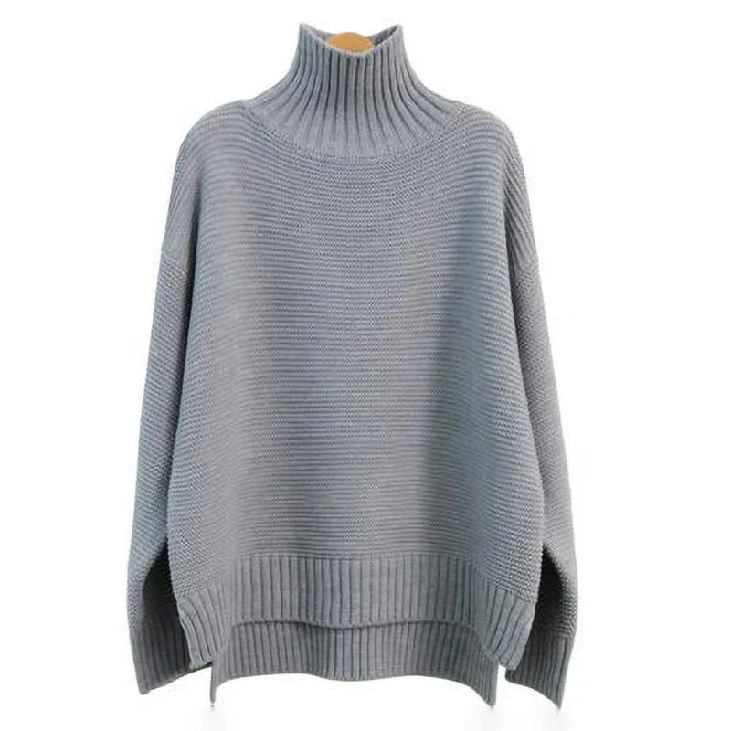 Große Rollkragenpullover Damen Weich & Bequem - IdealeKleiden