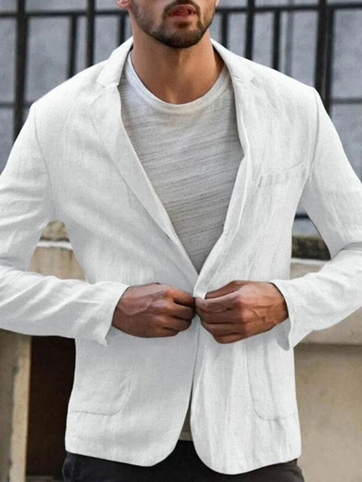 Stylische Leinenjacke für Herren Fashion