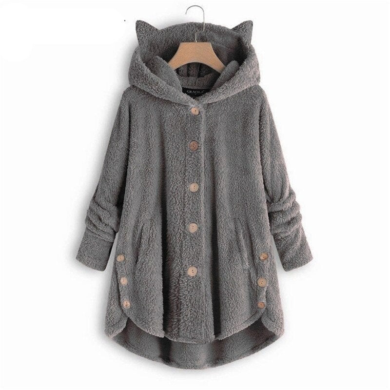 Weiche Katzenjacke Plüschgefüttert Warm