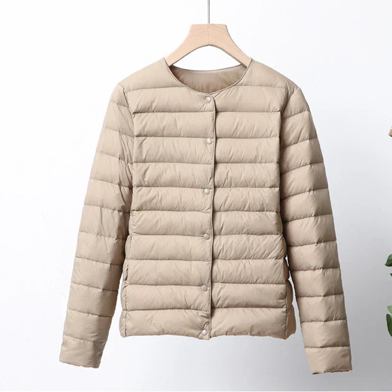 Praktische Pufferjacke Faltbar Reißverschluss
