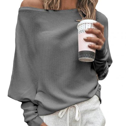 Stylischer Off-The-Shoulder Pullover