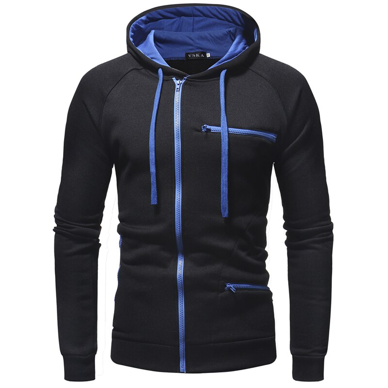 Herren Kapuzenpullover ReißverschlussSportlich