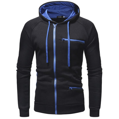 Herren Kapuzenpullover ReißverschlussSportlich