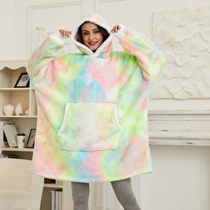 Große Damen Pullover Oversize Kapuze