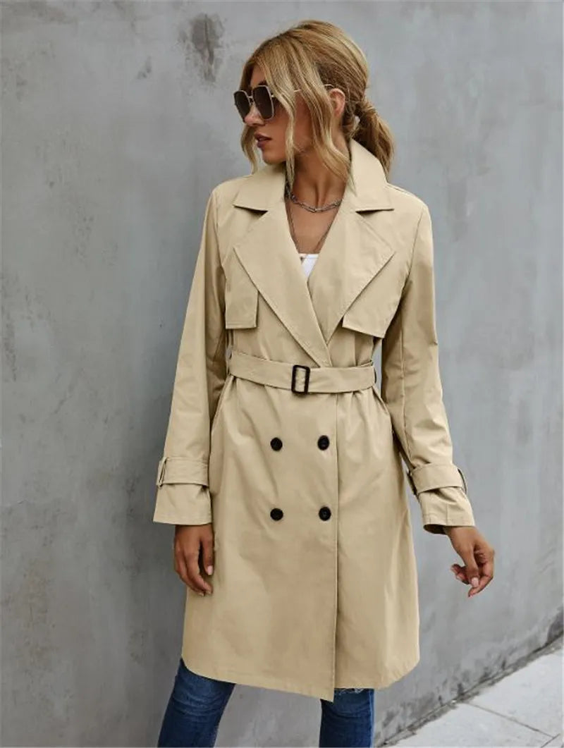 Eleganter Damen Trenchcoat Modern Stil