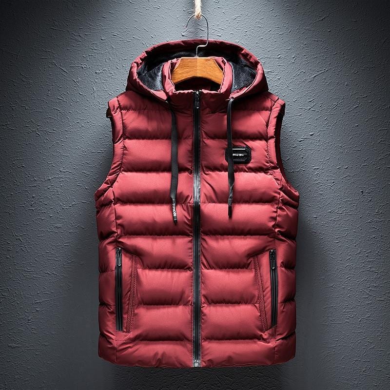 Warme Daunenweste Damen Elegant
