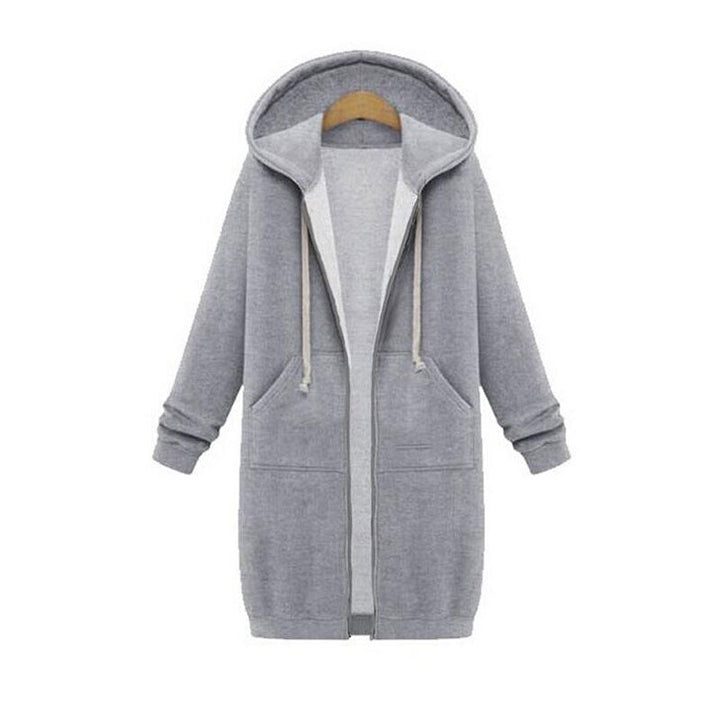 Stylish Sweatjacke Damen Lang