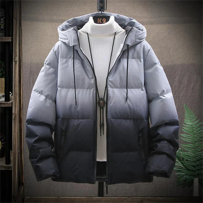 Wasserdichte Winterjacke Farbverlauf Design
