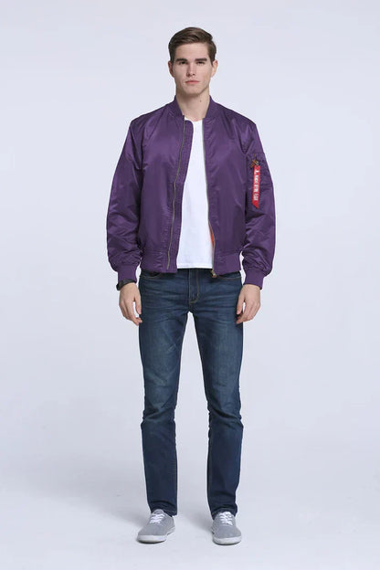 Lederbomberjacke Cool Vintage Look