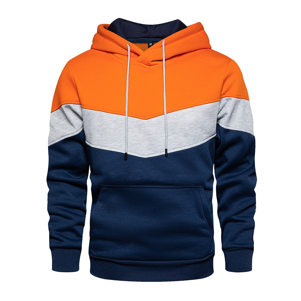 Bequemer Herren Hoodie Baumwolle Mix