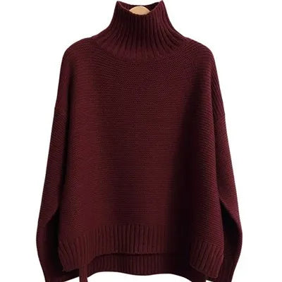 Große Rollkragenpullover Damen Weich & Bequem