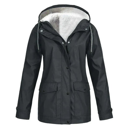Elegante Regenjacke Damen Warm