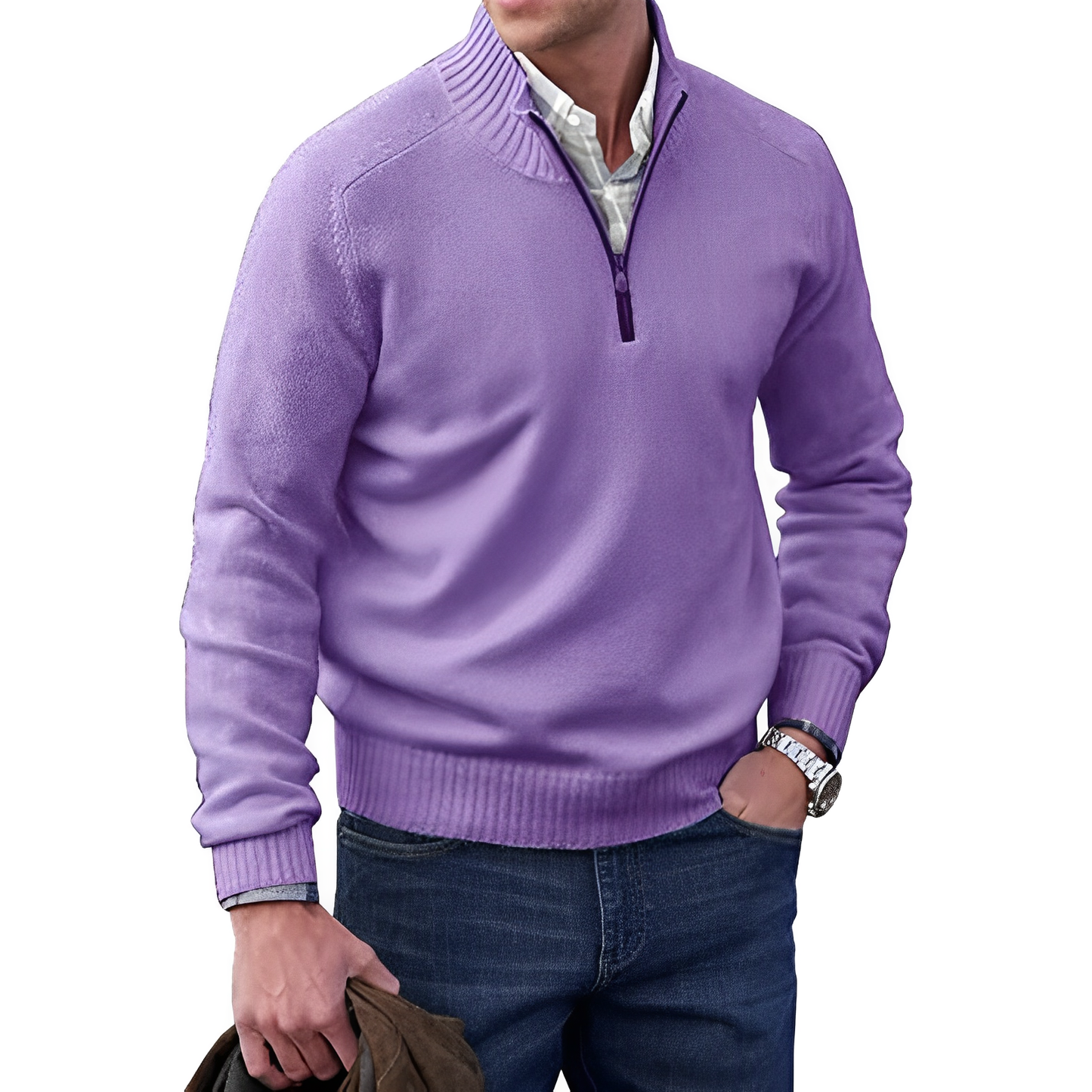 Weicher Wintersweater Elegantes Design
