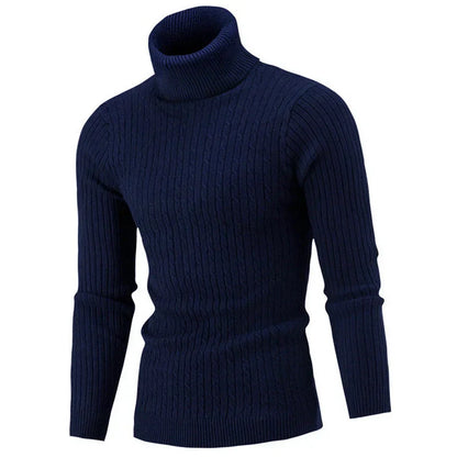 Herren Rollkragenpullover Warm Gemütlich
