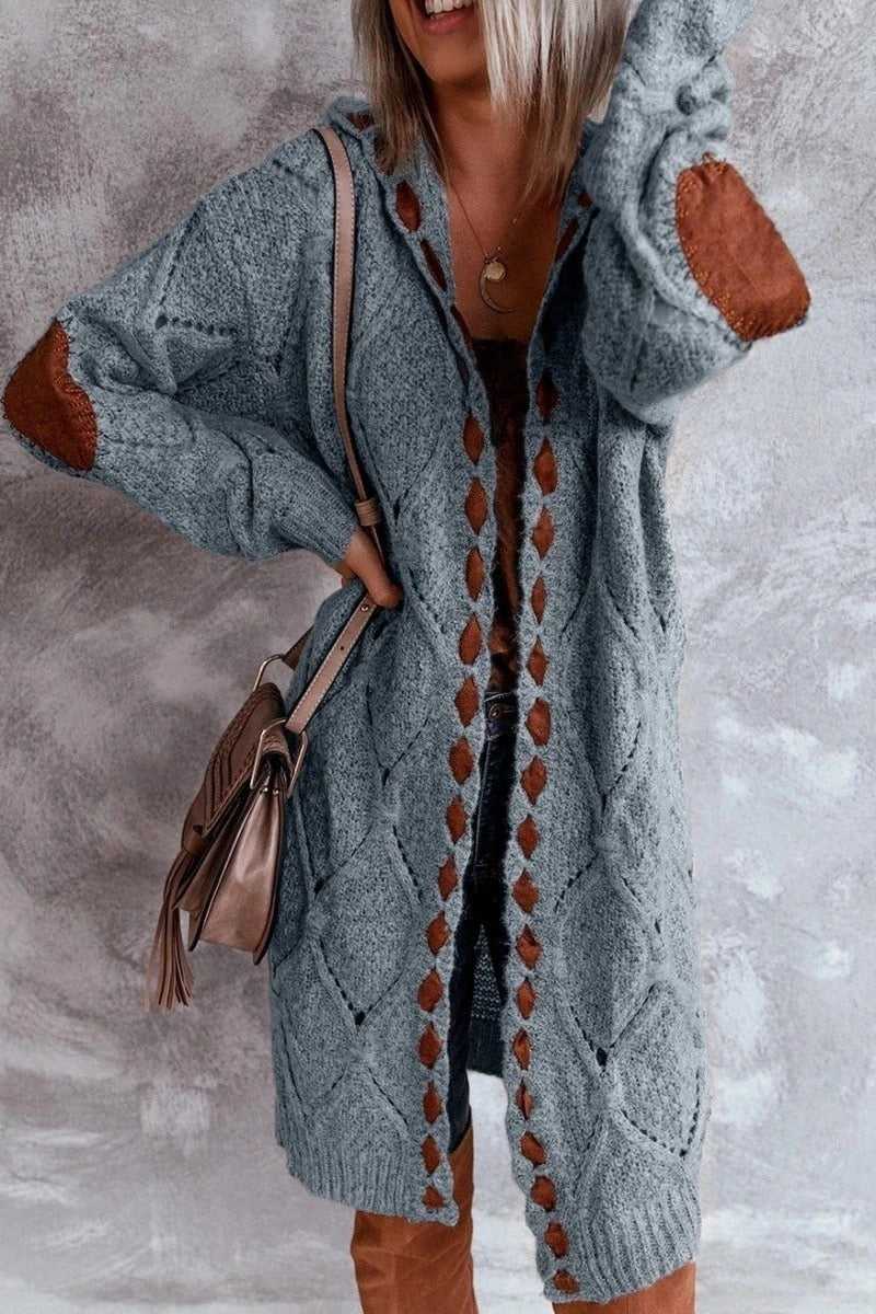 Stylische Damenhoodie Lang