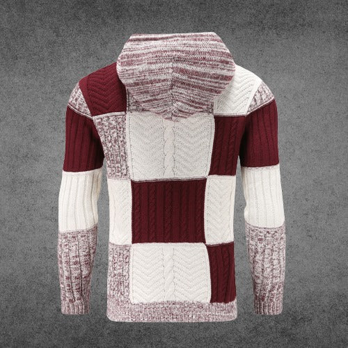 Kapuzenpullover Warm Wolle Herren - IdealeKleiden