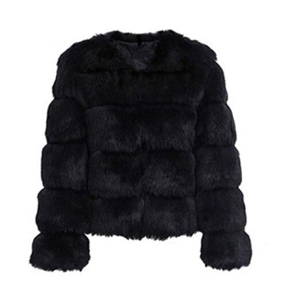 Luxus Felljacke Damen Elegant Design