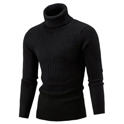 Herren Rollkragenpullover Warm Gemütlich