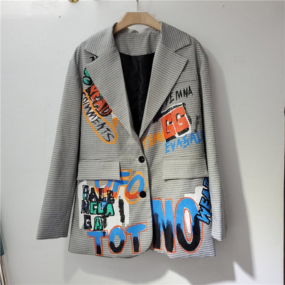 Übergrößene Damen Blazer Mode
