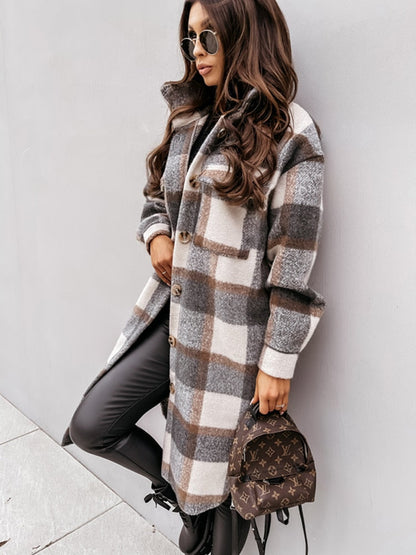 Karierte Herrenjacke Lässig Chic