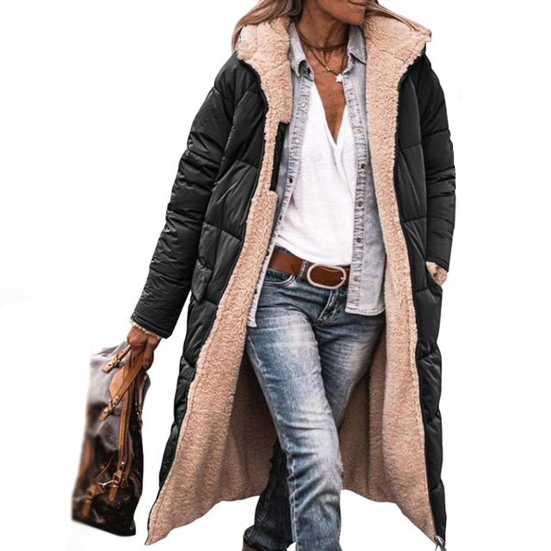 Eleganter Damen Winterparka Lang