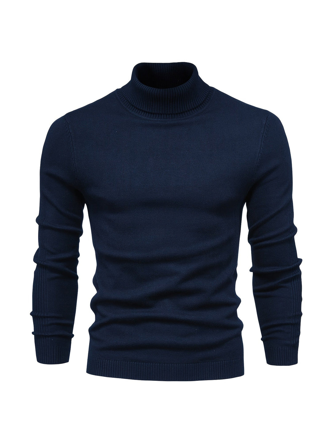 Herren Rollkragenpullover Merinowolle Modern Warm