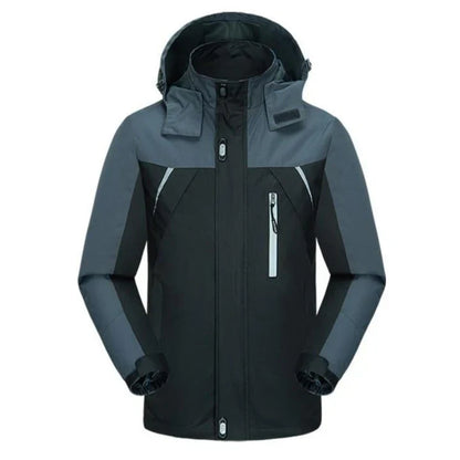 Herren Winterjacke Zweifarbig Modern