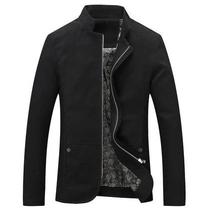 Herren Übergangsjacke Mit Seitentaschen Praktisch