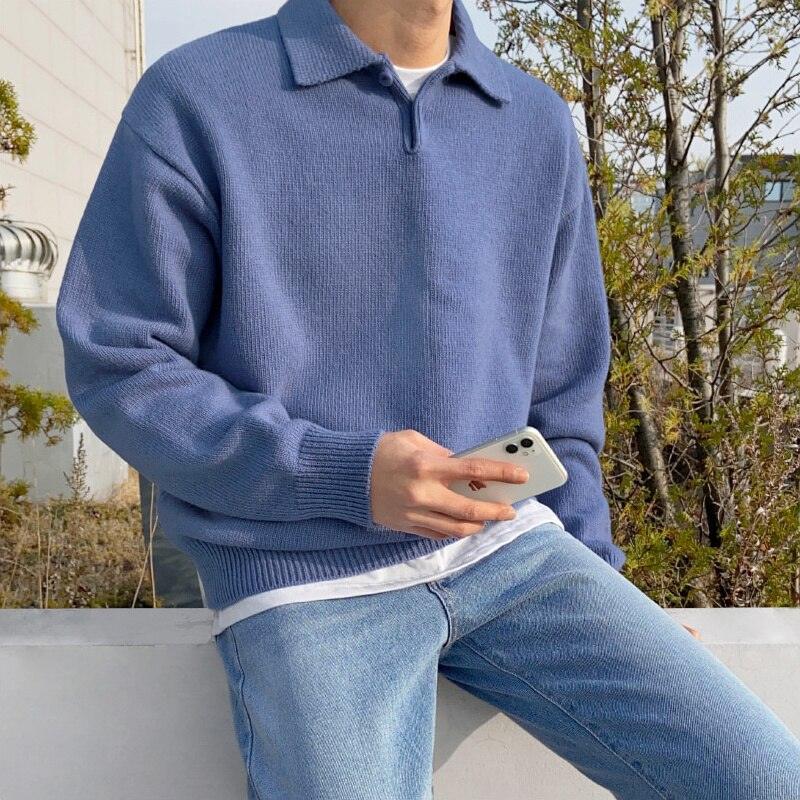 Herren Poloshirt Knöpfe Modern Slimfit