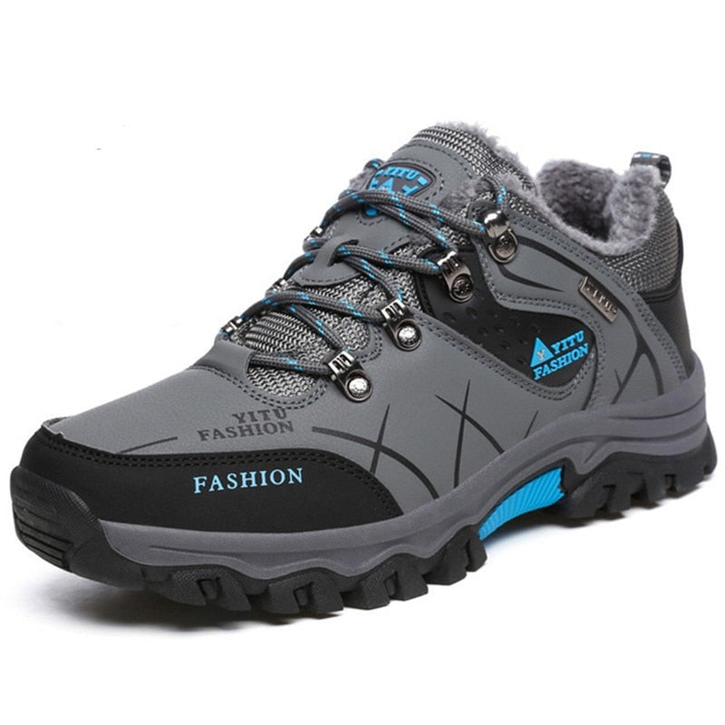 Herren Winterstiefel Wasserdicht Leder