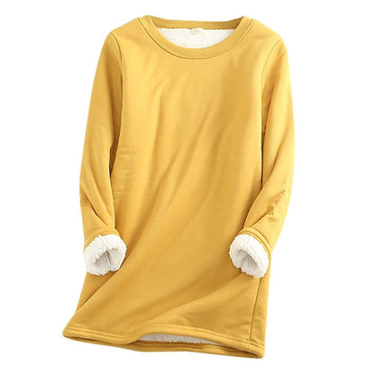 Damen Fleecepullover Weich und Warm