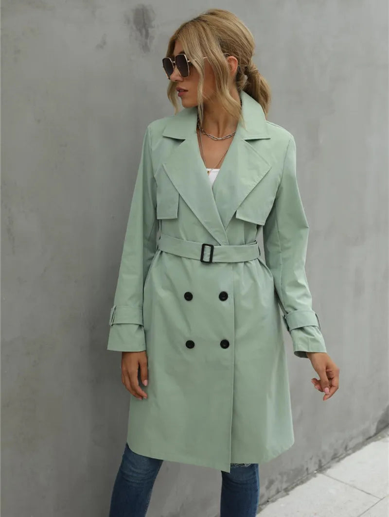 Eleganter Damen Trenchcoat Modern Stil