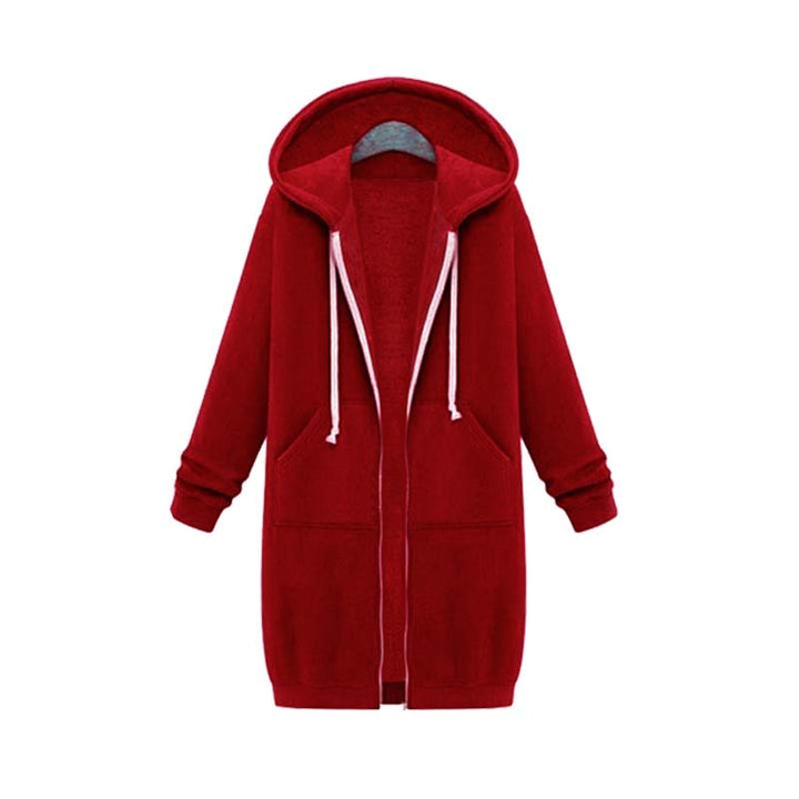 Stylische Damenjacke Lang Sweatshirt Design