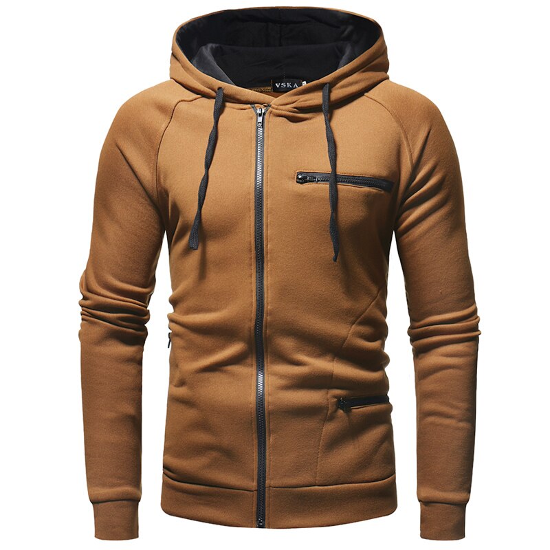 Herren Kapuzenpullover ReißverschlussSportlich