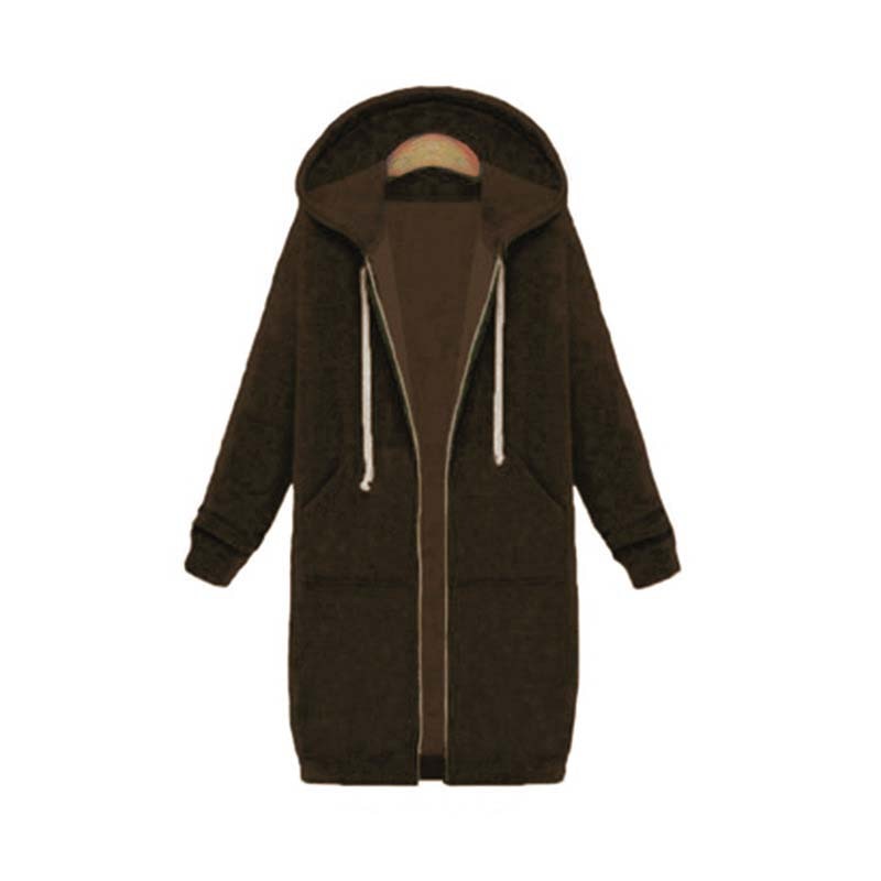 Stylische Damenjacke Lang Sweatshirt Design
