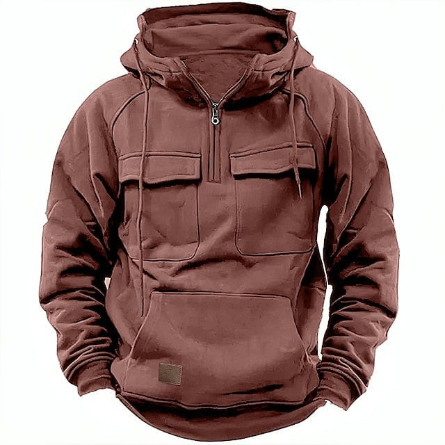 Herren Hoodie Kängurutasche Bequem