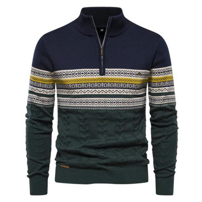 Herren Pullover Warm Gestrickt Winterlich