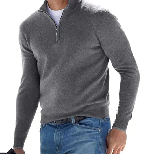Herren Pullover Warm Langarm Strick - IdealeKleiden