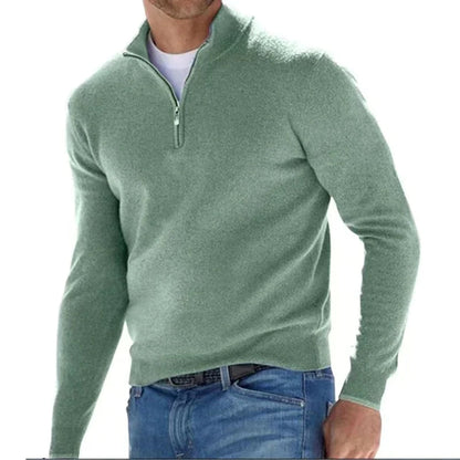 Herren Pullover Warm Langarm Strick