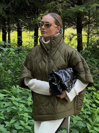 Damen Winterjacke Kurzärmelig Warm Isoliert