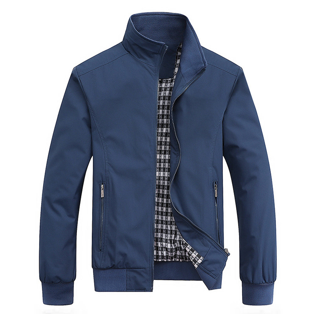 Herren Windjacke Reißverschluss Herbst Outdoor