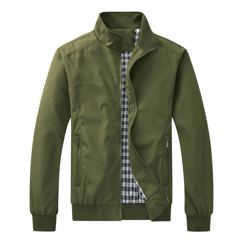 Herren Outdoor Jacke Leicht Winddicht Reißverschluss