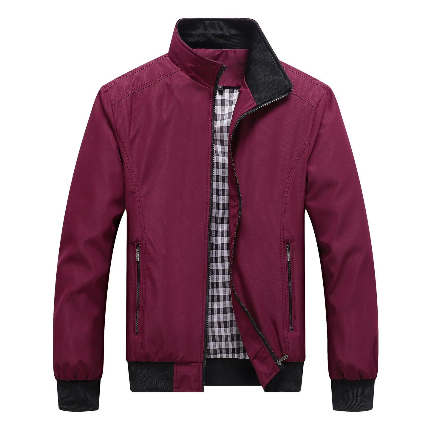 Herren Outdoor Jacke Leicht Winddicht Reißverschluss