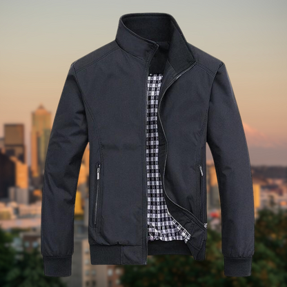 Herren Outdoor Jacke Leicht Winddicht Reißverschluss